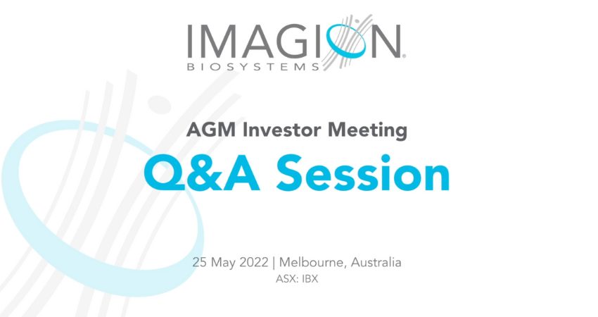 IBX AGM Q&A Session 25 May 2022
